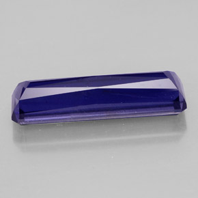 Iolite Viola Blu naturale da 7.24 ct, Taglio smeraldo, VS-SI