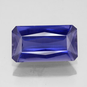 Iolite Viola Blu naturale da 4.13 ct, Taglio smeraldo, VS