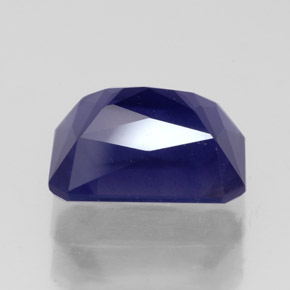 Iolite Viola Blu naturale da 3.08 ct, Taglio smeraldo, VS-SI