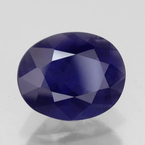 Iolite Viola Blu naturale da 2.83 ct, Taglio ovale, VS-SI