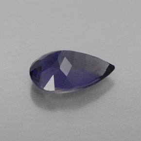 Iolite naturale blu da 1,51 ct, taglio a pera, VS-SI