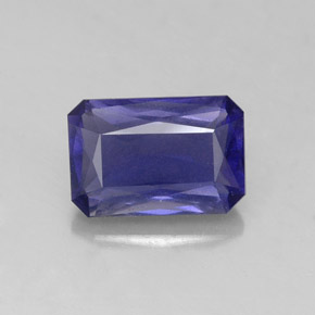 Iolite Viola Blu naturale da 1.39 ct, Taglio smeraldo, VS