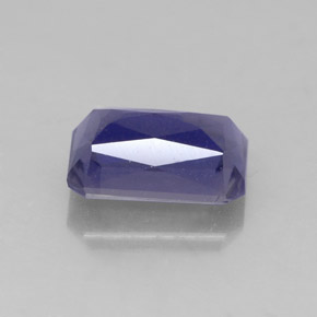 Iolite Viola Blu naturale da 1.39 ct, Taglio smeraldo, VS