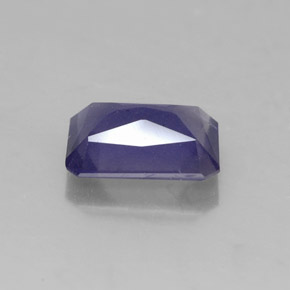 Iolite naturale blu da 1,12 ct, taglio smeraldo, VS-SI
