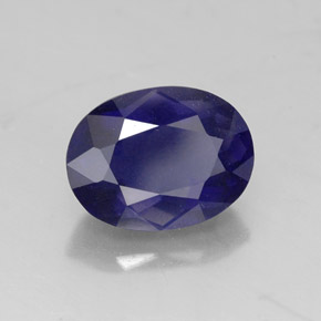 Iolite Viola Blu naturale da 1.54 ct, Taglio ovale, VS