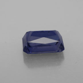 Iolite naturale blu da 2,50 ct, taglio smeraldo, VS-SI
