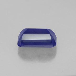 Iolite naturale blu da 1,76 ct, taglio smeraldo, VS-SI