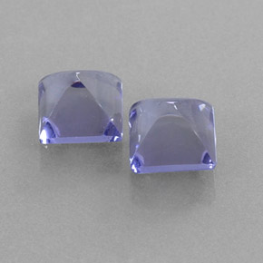 Iolite naturale blu da  ct, quadrato, trasparente