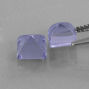 Iolite naturale blu da  ct, quadrato, trasparente