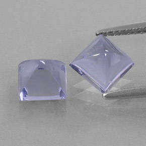 Iolite naturale blu da  ct, quadrato, trasparente