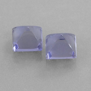 Iolite naturale blu da  ct, quadrato, trasparente