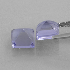 Iolite naturale blu da  ct, quadrato, trasparente