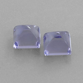 Iolite naturale blu da  ct, quadrato, trasparente