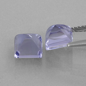 Iolite naturale blu da  ct, quadrato, trasparente