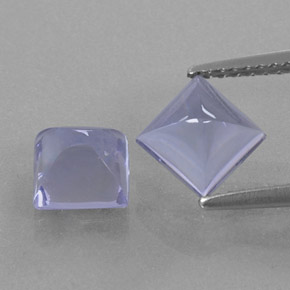 Iolite naturale blu da  ct, quadrato, trasparente