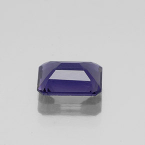 Iolite naturale blu da 1,06 ct, taglio smeraldo, VS-SI