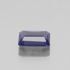Iolite naturale blu da 1,09 ct, taglio smeraldo, VS