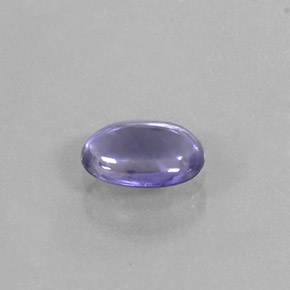 Iolite naturale blu da 0,55 ct, taglio ovale, trasparente