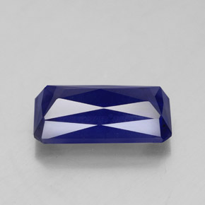 Iolite naturale blu da 2,94 ct, taglio smeraldo, VS-SI
