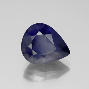 Iolite naturale blu da 3,77 ct, taglio a pera, VS-SI