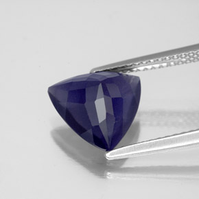 Iolite Viola Blu naturale da 2.49 ct, Taglio trillion, VS-SI