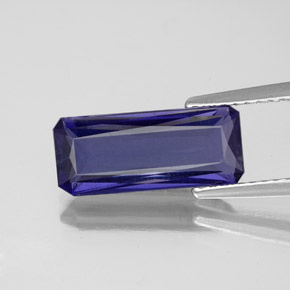 Iolite Viola Blu naturale da 2.21 ct, Taglio smeraldo, VS-SI