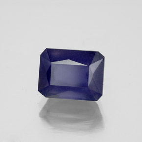 Iolite Viola Blu naturale da 2.94 ct, Taglio smeraldo, VS-SI