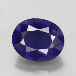 Iolite Viola Blu naturale da 5.21 ct, Taglio ovale, VS