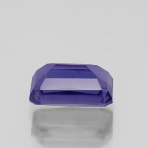 Iolite naturale blu da 1,15 ct, taglio smeraldo, VS