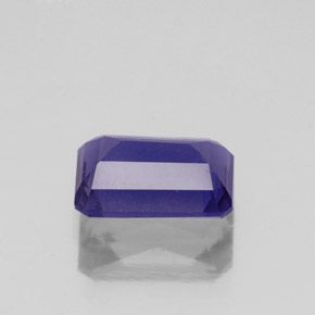 Iolite naturale blu da 1,33 ct, taglio smeraldo, VS-SI