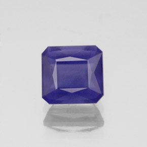 Iolite Viola Blu naturale da 1.18 ct, Taglio smeraldo, VS