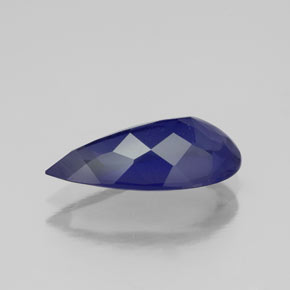 Iolite Viola Blu naturale da 1.60 ct, Forma a pera, VS