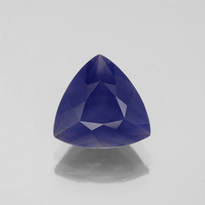 Iolite Viola Blu naturale da 1.57 ct, Taglio trillion, VS-SI