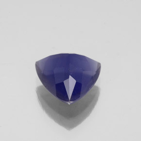 Iolite Viola Blu naturale da 1.57 ct, Taglio trillion, VS-SI
