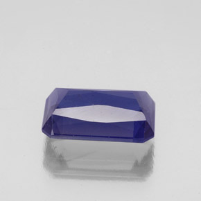 Iolite naturale blu da 1,92 ct, taglio smeraldo, VS