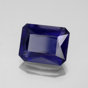 Iolite Viola Blu naturale da 4.04 ct, Taglio smeraldo, VS