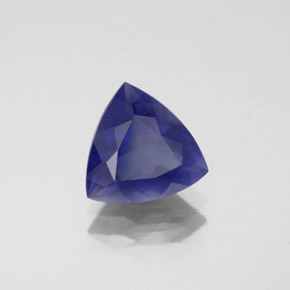 Iolite Viola Blu naturale da 1.70 ct, Taglio trillion, VS