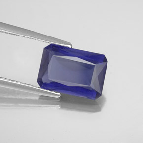 Iolite Viola Blu naturale da 2.37 ct, Taglio smeraldo, VS