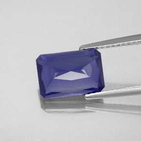 Iolite Viola Blu naturale da 2.37 ct, Taglio smeraldo, VS