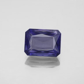 Iolite Viola Blu naturale da 2.51 ct, Taglio smeraldo, VS-SI