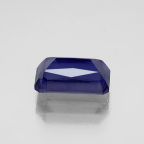 Iolite naturale blu da 2,66 ct, taglio smeraldo, VS-SI
