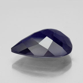 Iolite naturale blu da 5,08 ct, taglio a pera, VS-SI