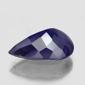 Iolite naturale blu da 6,13 ct, taglio a pera, VS-SI