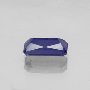 Iolite naturale blu da 1,08 ct, taglio smeraldo, VS