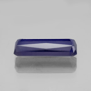 Iolite naturale blu da 2,46 ct, taglio smeraldo, VS