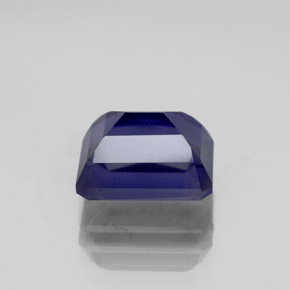 Iolite naturale blu da 2,61 ct, taglio smeraldo, VS