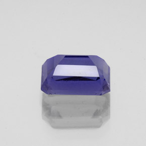 Iolite naturale blu da 1,49 ct, taglio smeraldo, VS
