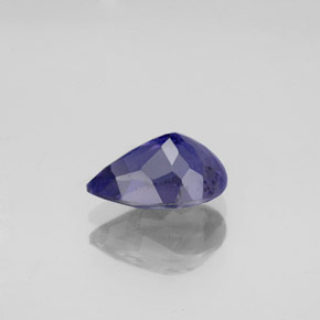 Iolite naturale blu da 1,18 ct, taglio a pera, VS
