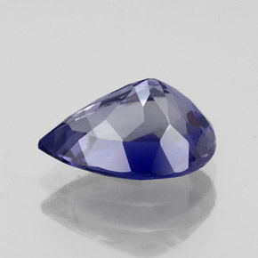 Iolite naturale blu da 1,47 ct, taglio a pera, VS-SI