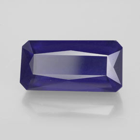 Iolite naturale blu da 5,81 ct, taglio smeraldo, VS